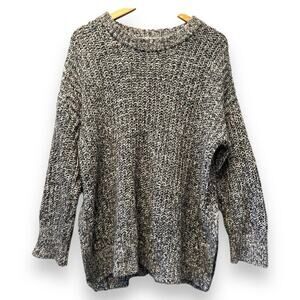 Aerie Knit sweater pullover gray multi woman’s size medium‎